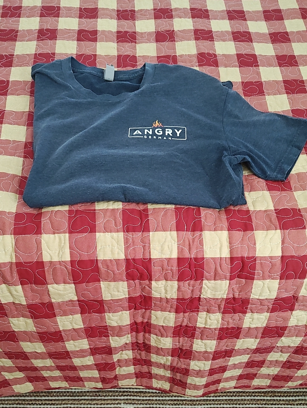 Men's Navy Blue Logo T‑Shirt